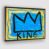 Graffiti Crown Large Wall Print Graffiti Landscape Canvas Prints Wall Art Home Decor - Painting Canvas, Ready to hang