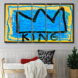 Graffiti Crown Large Wall Print Graffiti Extra Large Canvas Prints Multi Panels B Wall Art Prints Home Decor
