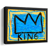 Graffiti Crown Framed Canvas Prints Wall Art Decor, Framed Picture, Floating Frame