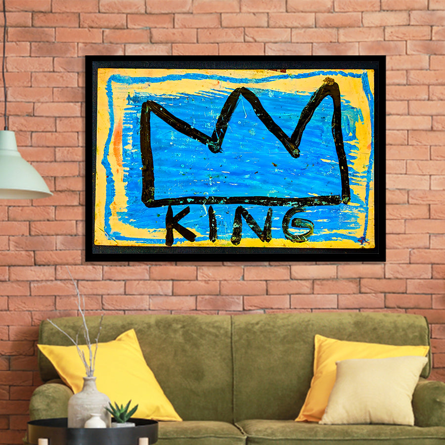 Graffiti Crown Framed Art Prints Wall Art Decor, Framed Picture, Home Decor