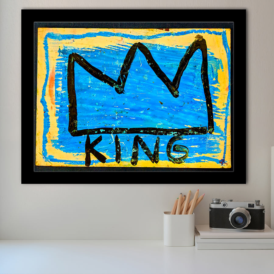 Graffiti Crown Framed Art Prints Wall Art Decor, Framed Picture, Home Decor