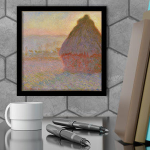 Grainstack (Sunset) By Claude MonetArt Print,Canvas Art,Frame Art,Plexiglass Cover
