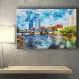 Grand Rapids Canvas Prints Wall Art Decor - Painting Canvas, Art Print, Home Decor, Ready to Hang