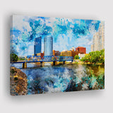 Grand Rapids Canvas Prints Wall Art Decor - Painting Canvas, Art Print, Home Decor, Ready to Hang