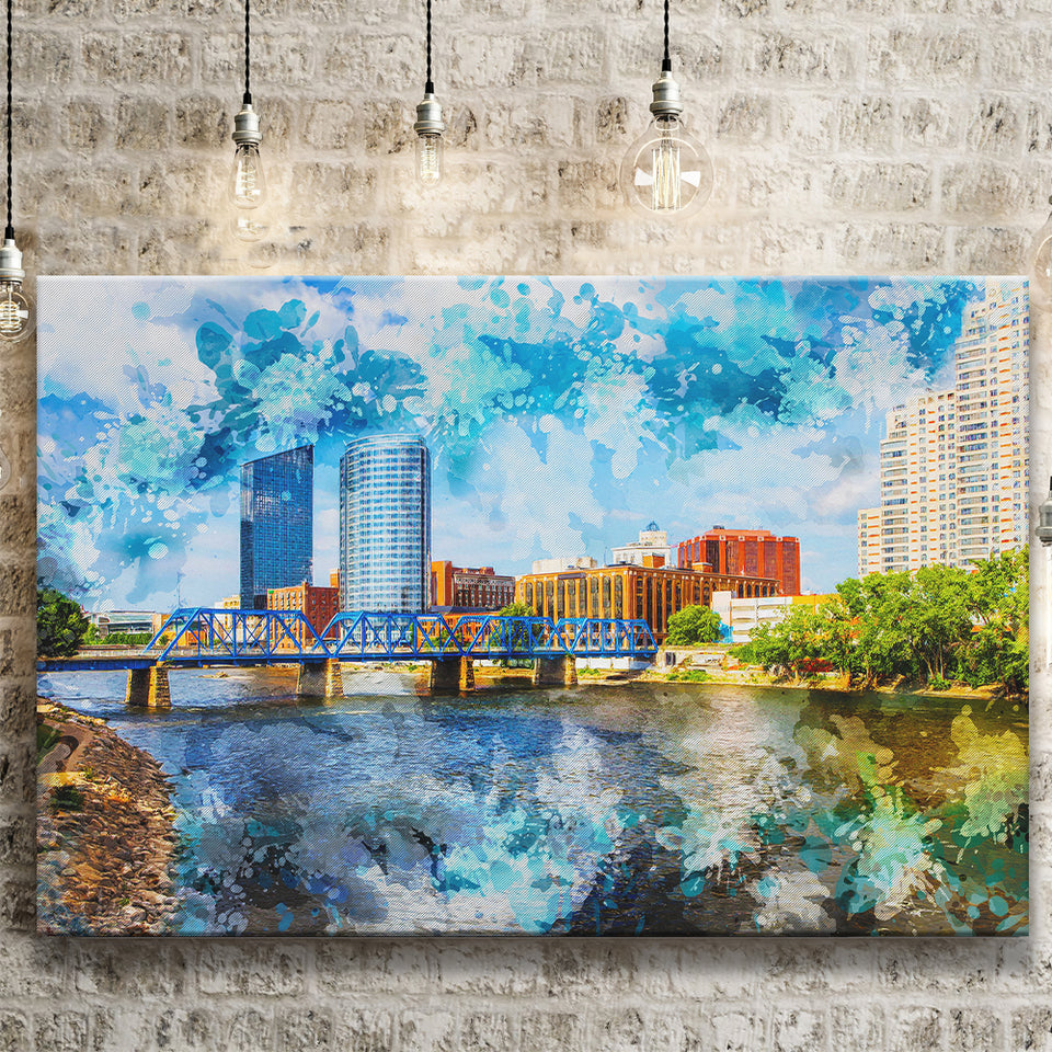 Grand Rapids Canvas Prints Wall Art Decor - Painting Canvas, Art Print, Home Decor, Ready to Hang