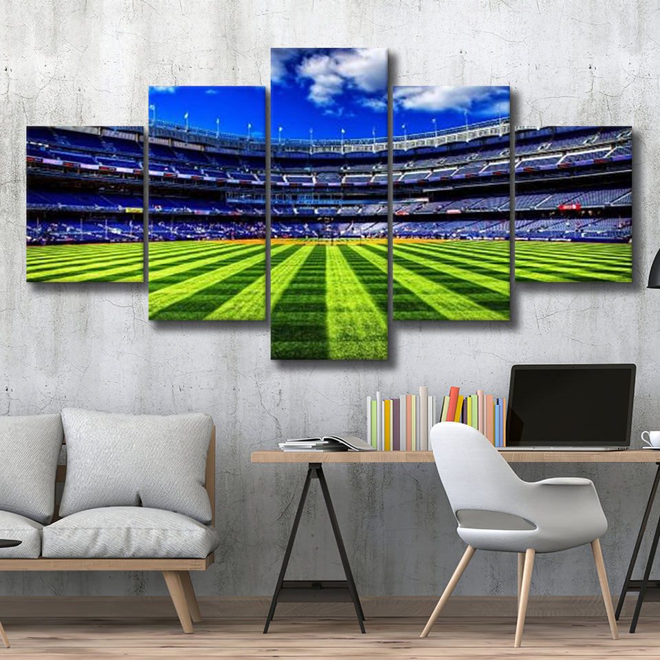 Grass Yankee Stadium, Stadium Canvas, Sport Art, Large Canvas, Multi Panels, Canvas Prints Wall Art Decor
