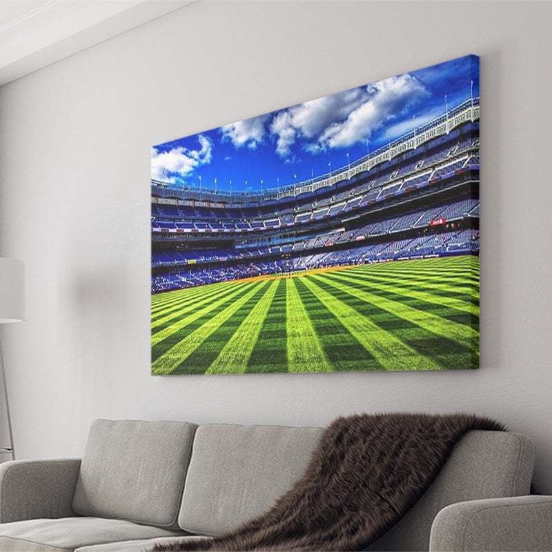 Grass Yankee Stadium, Stadium Canvas, Sport Art, Gift for him, Fan Gift, Canvas Prints Wall Art Decor