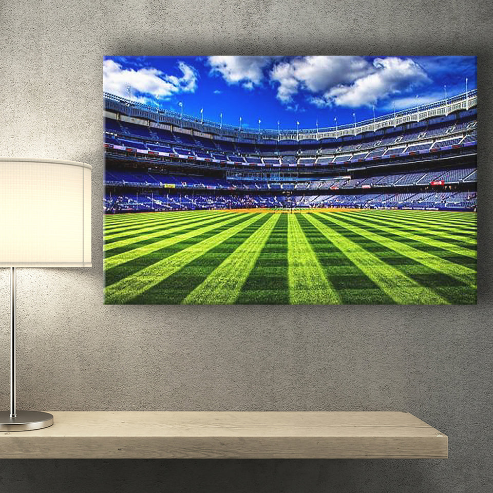 Grass Yankee Stadium, Stadium Canvas, Sport Art, Gift for him, Fan Gift, Canvas Prints Wall Art Decor
