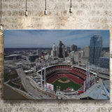 Great American Ball Park, Stadium Canvas, Sport Art, Gift for him, Fan Gift, Canvas Prints Wall Art Decor