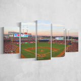 Great American Ball Park in Ohio, Stadium Canvas, Sport Art, Large Canvas, Multi Panels, Canvas Prints Wall Art Decor