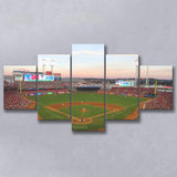 Great American Ball Park in Ohio, Stadium Canvas, Sport Art, Large Canvas, Multi Panels, Canvas Prints Wall Art Decor