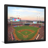Great American Ball Park In Ohio Framed Art Prints Wall Decor - Painting Prints, Wall Art, Framed Picture, Black Frame