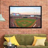 Great American Ball Park In Ohio Framed Art Prints Wall Decor - Painting Prints, Wall Art, Framed Picture, Black Frame