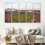 Great American Ball Park In Ohio 5 Pieces B Canvas Prints Wall Art - Painting Canvas, Multi Panel, Wall Decor, Canvas Art