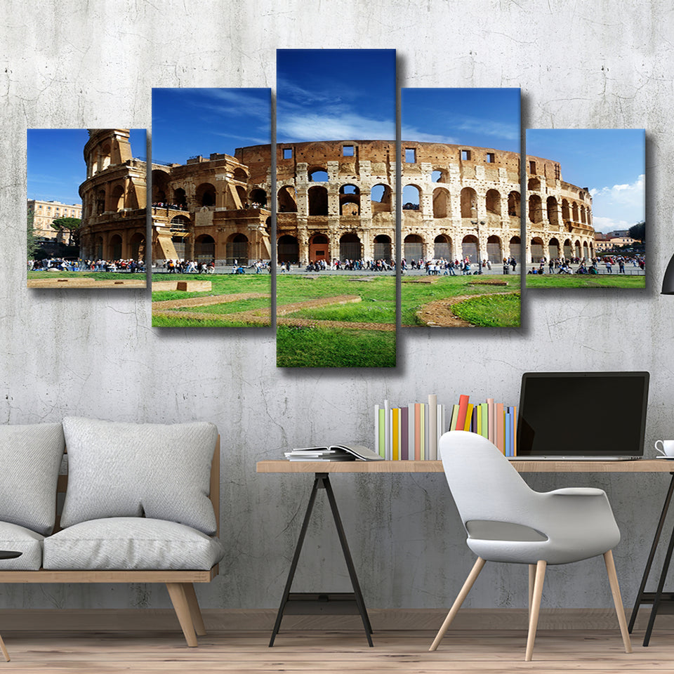 Great Colosseum, Stadium Canvas, Sport Art, Large Canvas, Multi Panels, Canvas Prints Wall Art Decor