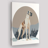 Great Dane Retro Art Print ,City Art Print, Large Canvas, Canvas Print Wall Art Home Decor