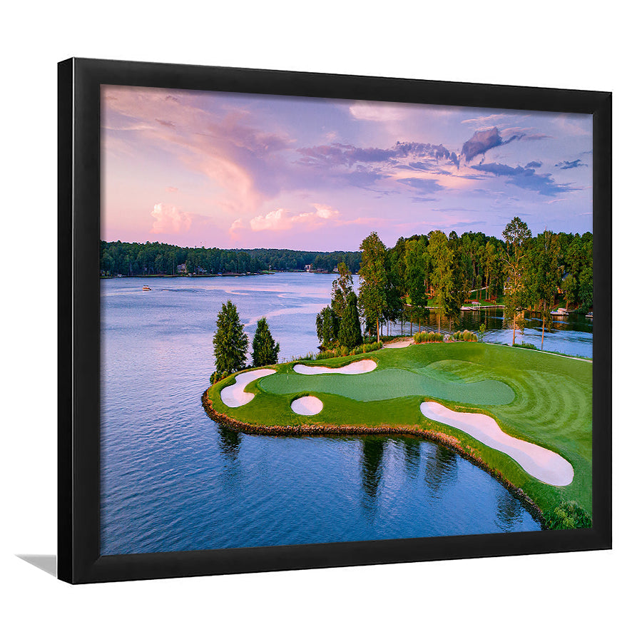 Great Waters At Reynolds Lake Oconee Golf Courses, Golf Sport Print, Golf Lover, Framed Art Prints Home Decor