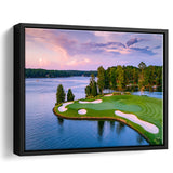 Great Waters At Reynolds Lake Oconee Golf Courses, Golf Art Print, Framed Canvas Prints Wall Art Decor, Floating Frame