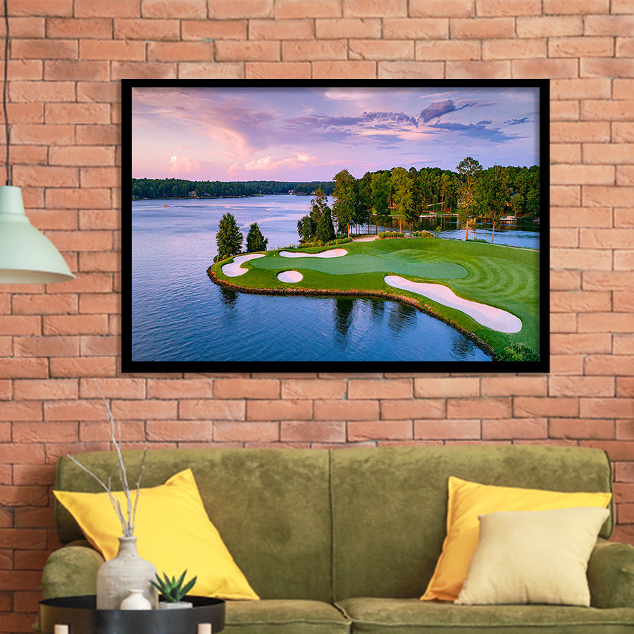 Great Waters At Reynolds Lake Oconee Golf Courses, Golf Sport Print, Golf Lover, Framed Art Prints Home Decor