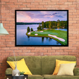 Great Waters At Reynolds Lake Oconee Golf Courses, Golf Sport Print, Golf Lover, Framed Art Prints Home Decor