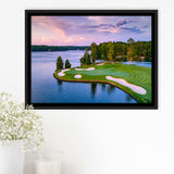 Great Waters At Reynolds Lake Oconee Golf Courses, Golf Art Print, Framed Canvas Prints Wall Art Decor, Floating Frame