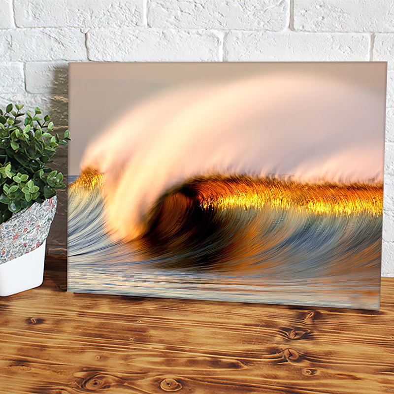 Great Wave And Sunlight Scenery Canvas Wall Art - Canvas Prints, Prints For Sale, Painting Canvas,Canvas On Sale 