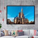 Great View Cinderella Castle Framed Art Prints Wall Decor - Painting Prints,Wall Art, Framed Picture,For Sale