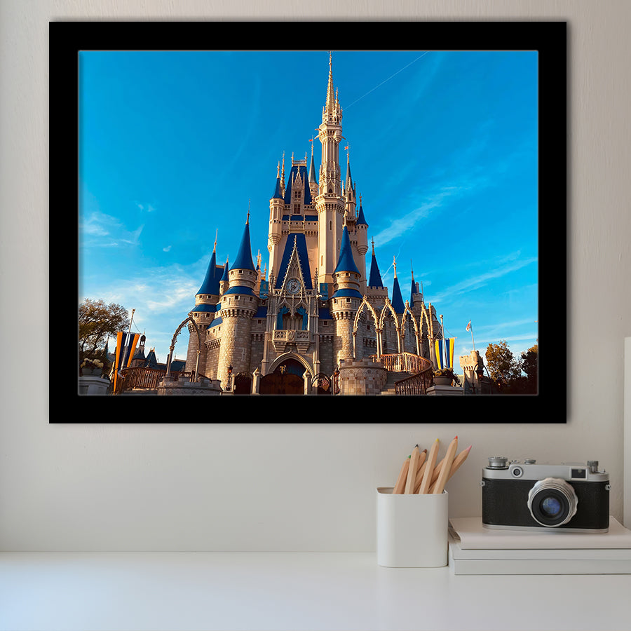 Great View Cinderella Castle Framed Art Prints Wall Decor - Painting Prints,Wall Art, Framed Picture,For Sale