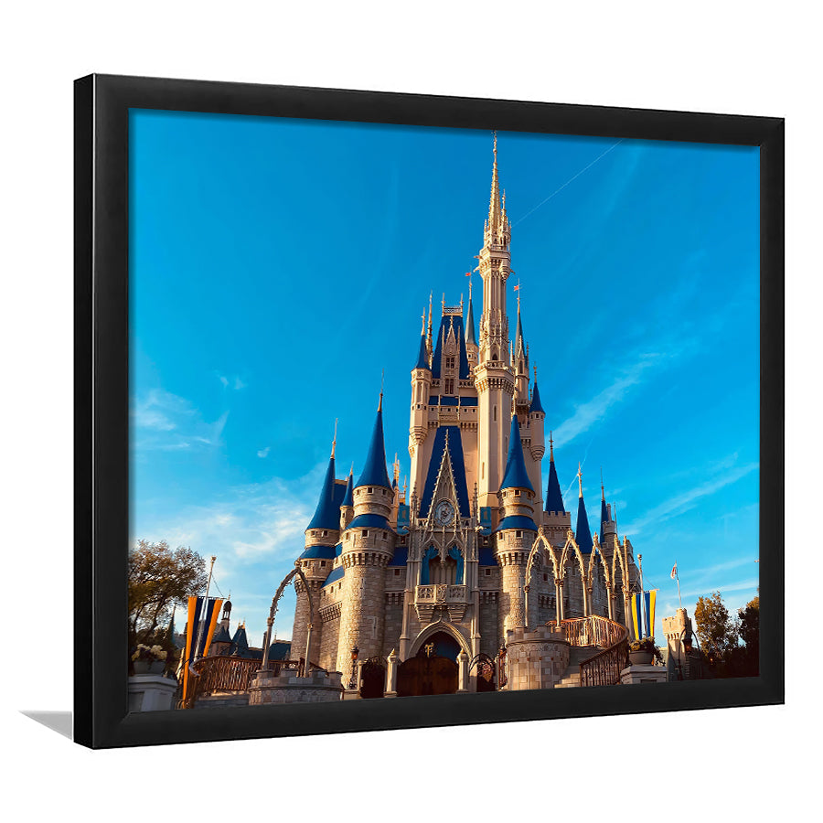 Great View Cinderella Castle Framed Art Prints Wall Decor - Painting Prints,Wall Art, Framed Picture,For Sale