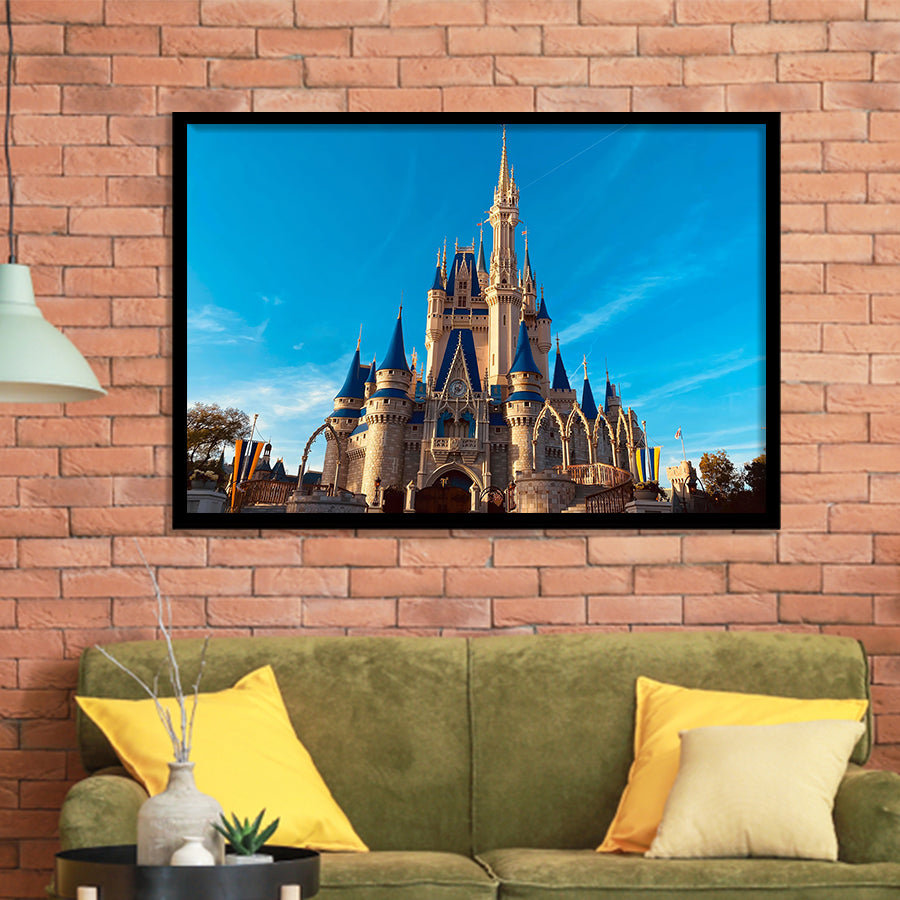 Great View Cinderella Castle Framed Art Prints Wall Decor - Painting Prints,Wall Art, Framed Picture,For Sale