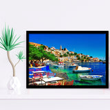 Greece Santorini Framed Art Prints Wall Art Decor, Framed Picture, Home Decor