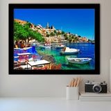 Greece Santorini Framed Art Prints Wall Art Decor, Framed Picture, Home Decor
