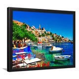 Greece Santorini Framed Art Prints Wall Art Decor, Framed Picture, Home Decor