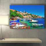 Greece Santorini Canvas Prints Wall Art Decor - Painting Canvas,Home Decor, Ready to Hang