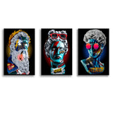 Greek Inspired Wall Art Set of 3 Piece Canvas Prints Wall Art Decor