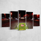 Green Bay Packers Stadium Canvas Prints Lambeau Field Stadium Wall,Multi Panels,Sport Stadium Art Prints, Fan Gift