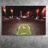 Green Bay Packers Stadium Canvas Prints Lambeau Field Stadium Wall,Sport Stadium Art Prints, Fan Gift, Wall Decor