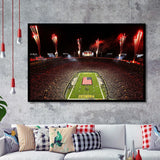 Green Bay Packers Stadium Art Prints Lambeau Field Stadium Wall,Sport Stadium Art Prints, Fan Gift, Wall Decor