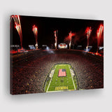 Green Bay Packers Stadium Canvas Prints Lambeau Field Stadium Wall,Sport Stadium Art Prints, Fan Gift, Wall Decor