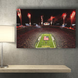 Green Bay Packers Stadium Canvas Prints Lambeau Field Stadium Wall,Sport Stadium Art Prints, Fan Gift, Wall Decor