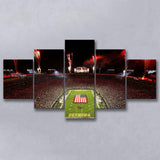 Green Bay Packers Stadium Canvas Prints Lambeau Field Stadium Wall,Multi Panels,Sport Stadium Art Prints, Fan Gift