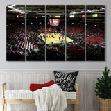 Green Bay Phoenix Wall Art Resch Center Stadium Canvas Prints,Multi Panels B,Sport Stadium Art Prints, Fan Gift