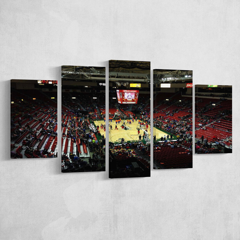 Green Bay Phoenix Wall Art Resch Center Stadium Canvas Prints,Multi Panels,Sport Stadium Art Prints, Fan Gift