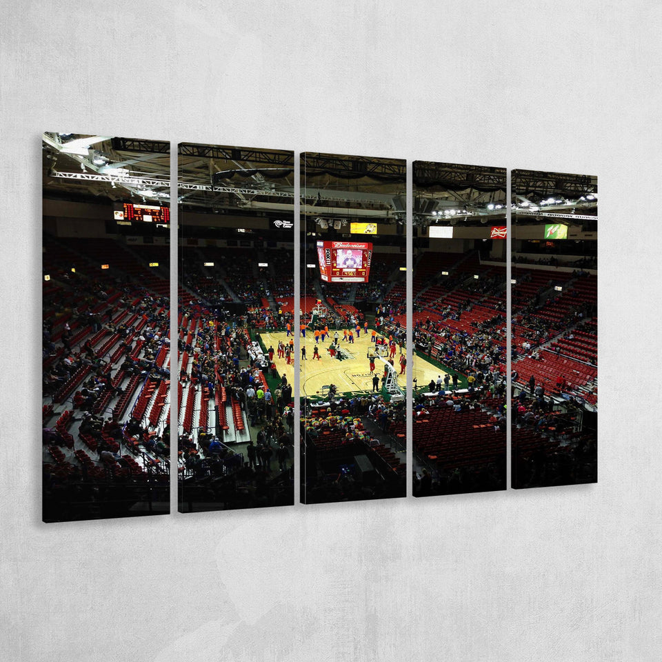 Green Bay Phoenix Wall Art Resch Center Stadium Canvas Prints,Multi Panels B,Sport Stadium Art Prints, Fan Gift
