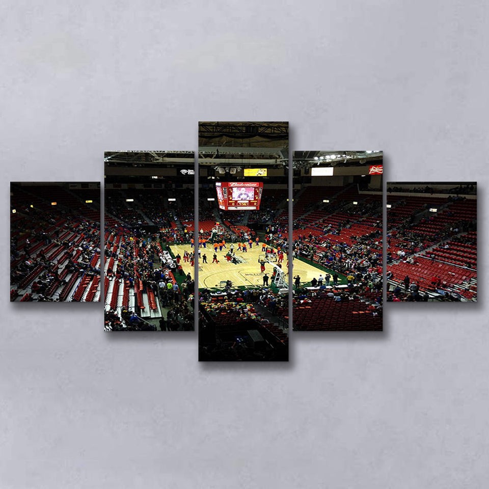 Green Bay Phoenix Wall Art Resch Center Stadium Canvas Prints,Multi Panels,Sport Stadium Art Prints, Fan Gift