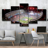 Green Power Gillette Stadium, Stadium Canvas, Sport Art, Large Canvas, Multi Panels, Canvas Prints Wall Art Decor
