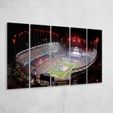 Green Power Gillette Stadium, Stadium Canvas, Sport Art, Gift for him, Multi Panels B, Canvas Prints Wall Art Decor