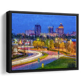 Greensboro Cityscape Framed Canvas Prints Wall Art Decor - Paiting Canvas, Art Prints, Floating Frame