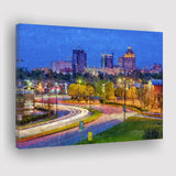 Greensboro Cityscape Canvas Prints Wall Art Decor - Paiting Canvas, Art Prints, Wall Decor, For Sale