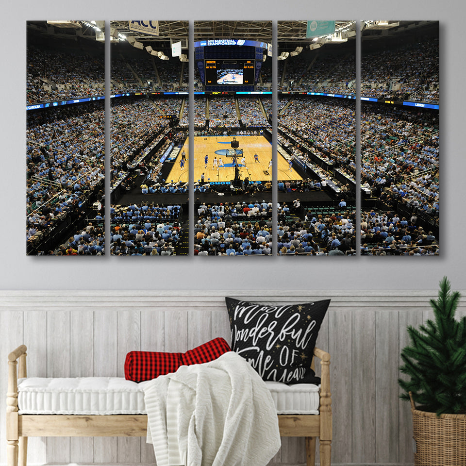 Greensboro Coliseum Complex, Stadium Canvas, Sport Art, Gift for him, Multi Panels B, Canvas Prints Wall Art Decor